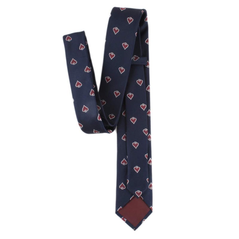 Secdtie Polyester Men's Navy Blue Necktie Casual Novelty Skinny Neck Tie For College Uniform Casual Modern Designer for Boys - Image 5